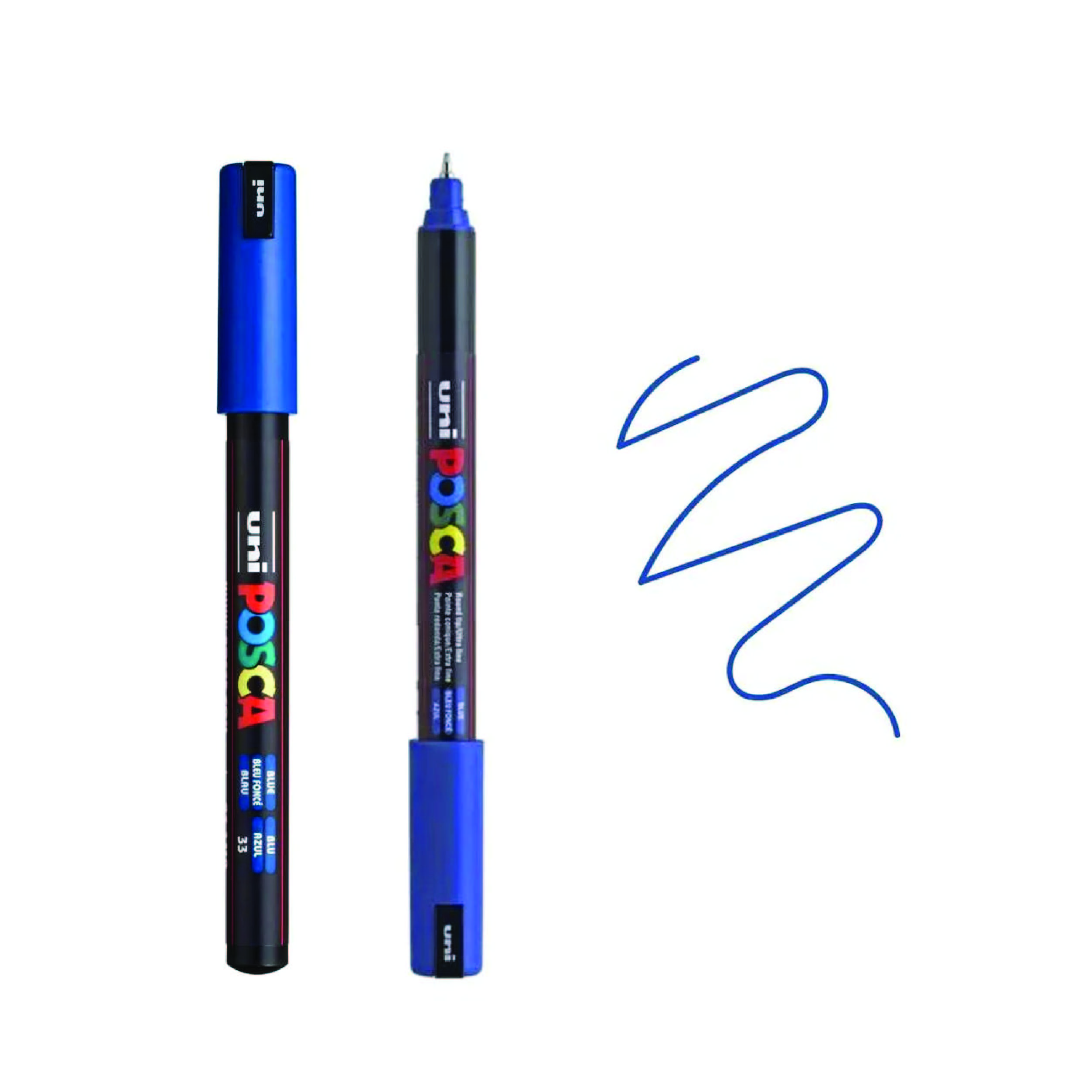 Marker Extra Fine Tip 0.7mm Dark Blue POSCA Uni